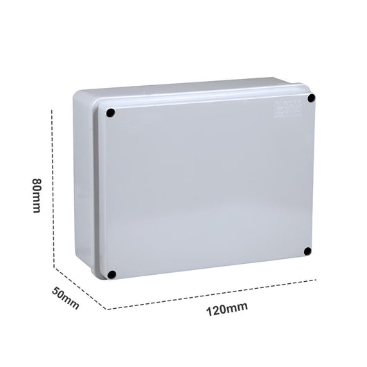 Scatola Di Derivazione Con Pareti Lisce Stagna IP56 120X80X50mm Coperchio Con Viti