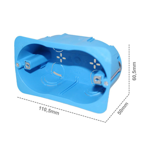 Scatola Per Cartongesso 503 Cassetta Da Incasso Pareti Leggeri 3 Moduli IP20