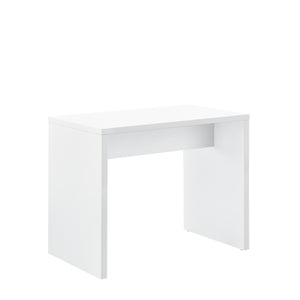 [en.casa] Tavolo Cosmetici con Specchio e Sgabello 141 x 75 x 39,7 cm Tavolo da Trucco con Cassetto Bianco