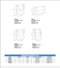 Portadepliant da parete 3 tasche A4 Verticale