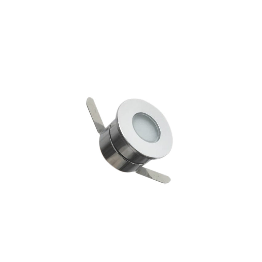 Segnapasso Faretto LED 1w 12v DC Calpestabile Esterno fontane Impermeabile IP65 FE57-12V-1W LUCE NATURALE