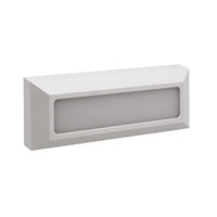 Segnapasso LED 6W da Muro 220V IP65 Bianco Opaco Incasso Luce CCT Switch 3000K-4200K-6400K