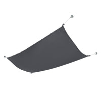 Tenda a Vela per Uso Esterno Parasole Richiudibile Vela Rettangolare 140 x 420 cm Ombreggiante Antivento Impermeabile