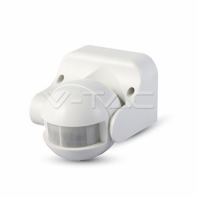 V-TAC  VT-8003 Sensore di Movimento a Infrarossi 180° Montaggio a Plafone Orientabile Colore Bianco (Max 300W) IP44 SKU 4967