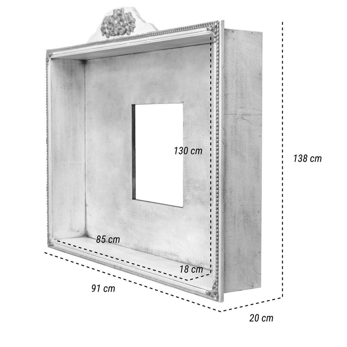 Manet Cornice in legno per televisore