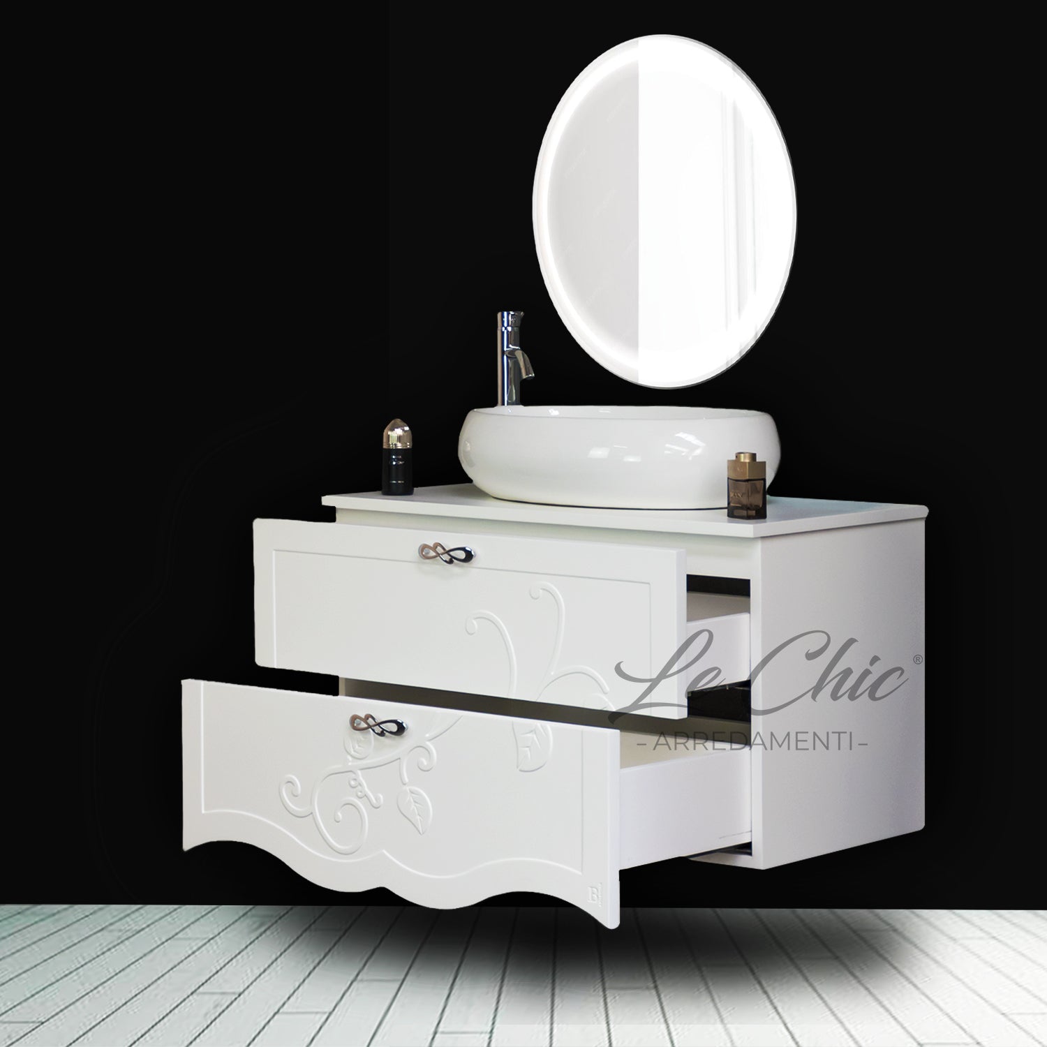 Mobile bagno moderno pantografato - 80x46