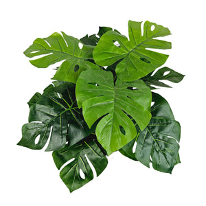 Pianta artificiale Filodendro Philodendron 100 cm con vaso in plastrica