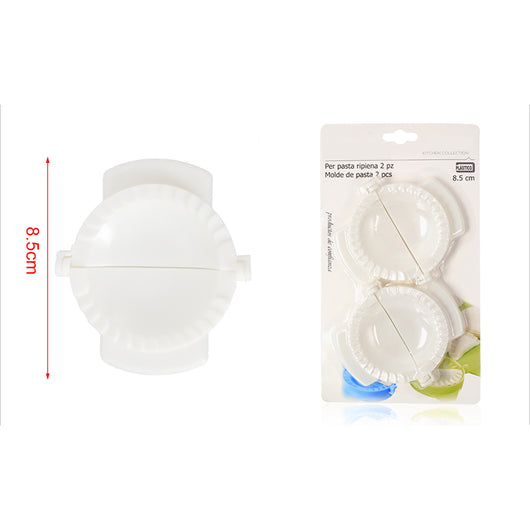 Set 2 pcs Stampo per Panzerotti e Ravioli 85mm in Plastica Resistente