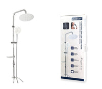 Set Colonna Doccia Altezza 93cm &Oslash;20cm Forma Tonda e Soffione &Oslash;10cm Senza Miscelatore Monogetto