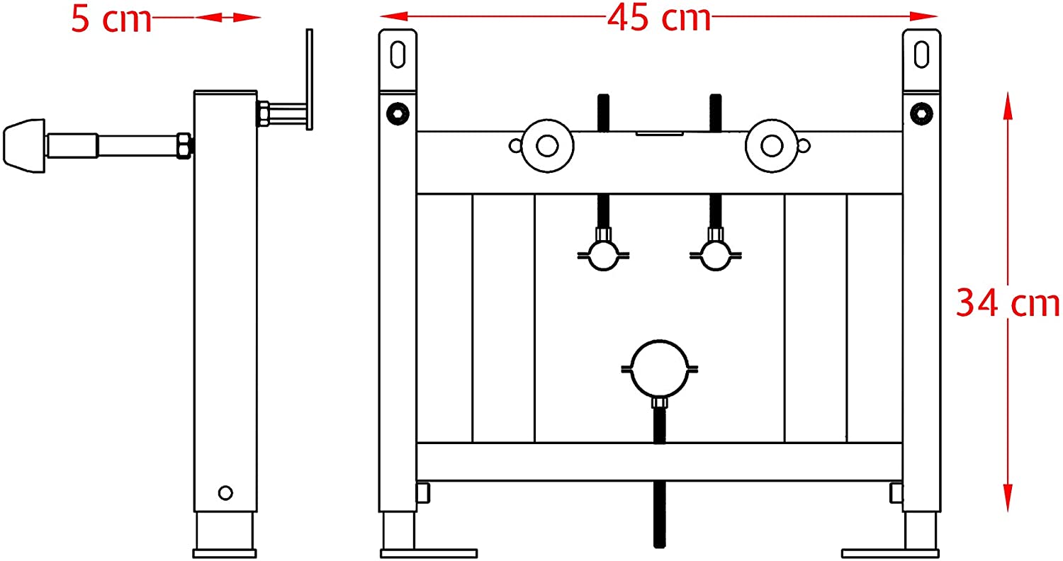 Set sostegno wc e bidet sospesi da incasso completo di cassetta scarico placca e accessori Sicena