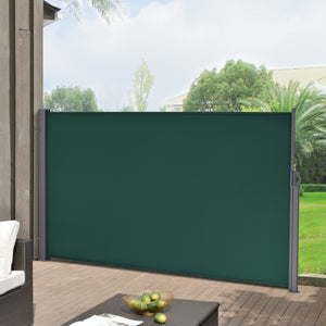 Paravento Estraibile (AxL) 160x300 cm Frangivento in Tessuto Impermeabile per Terrazza/Giardino Schermo Laterale