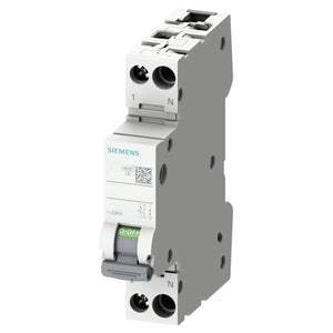 Siemens Interruttore magnetotermico siemens 20a 1p+n 4,5ka curva c 1 modulo 5SL30207