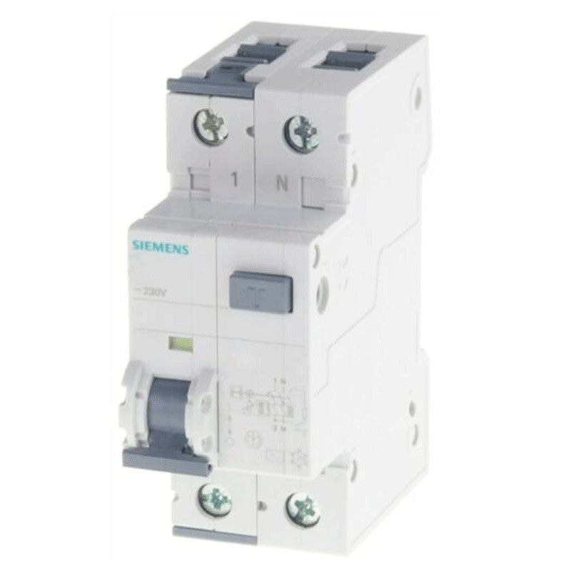 Siemens differenziale magnetotermico 16A 1P+N 30MA 4,5KA 5SU13531KK16