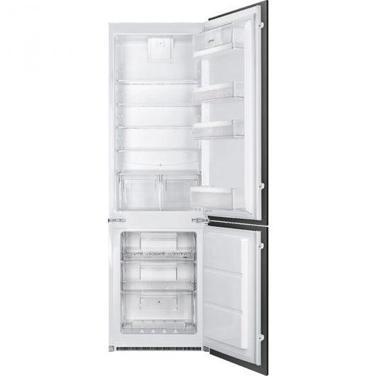 Smeg c4173n1f frigorifero incasso combinato estetica universale h.177 classe f frigorifero ventilato, freezer no-frost