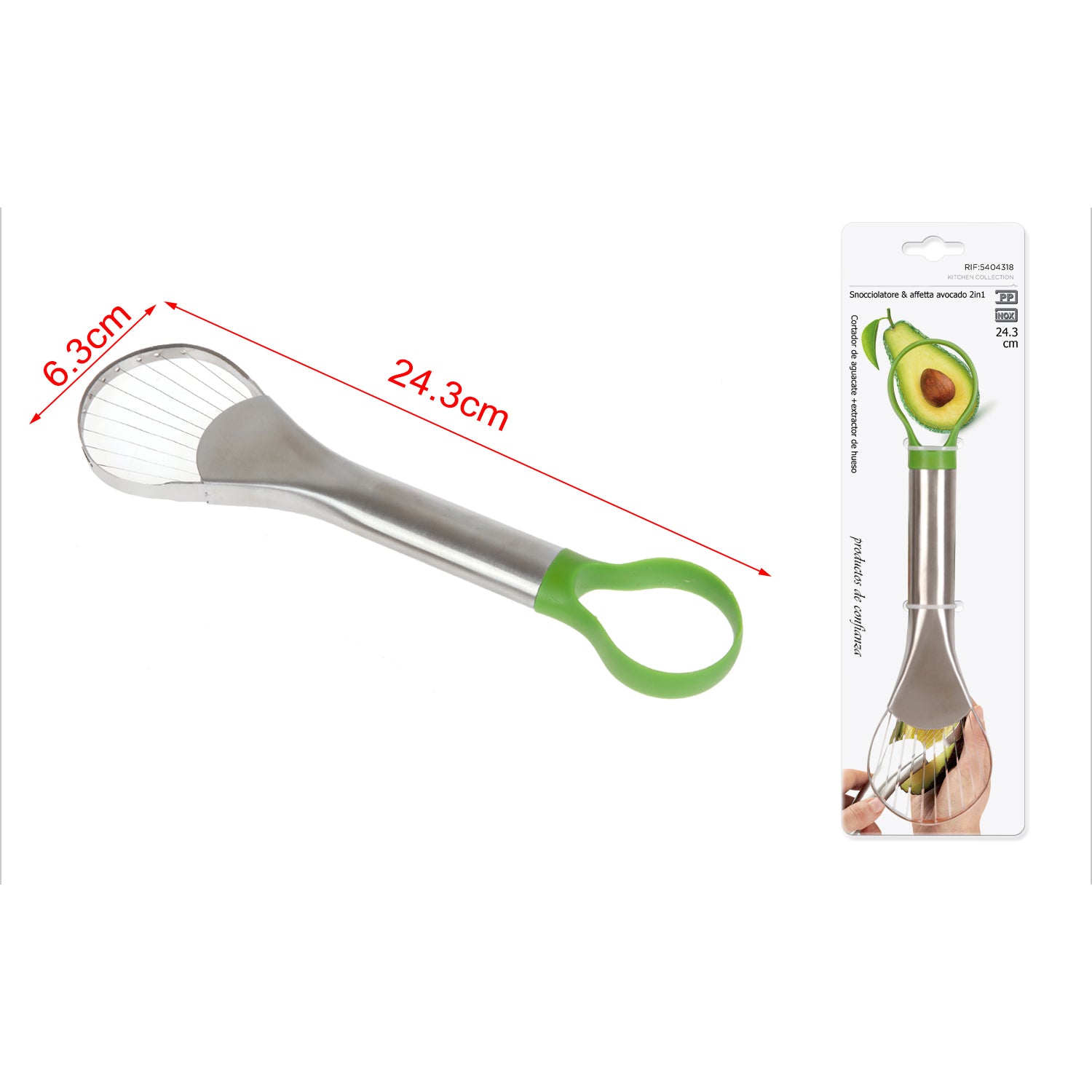 Snocciolatore Affetta Avocado 2 In 1