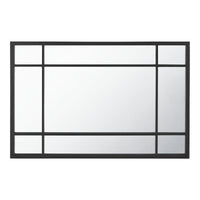 Specchio da Parete Colobraro 90 x 60 cm Rettangolare - Nero [en.casa]