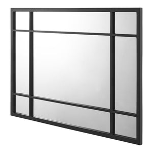 Specchio da Parete Colobraro 90 x 60 cm Rettangolare - Nero [en.casa]