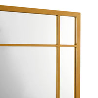 Specchio da Parete Colobraro 90 x 60 cm Rettangolare - color Oro [en.casa]