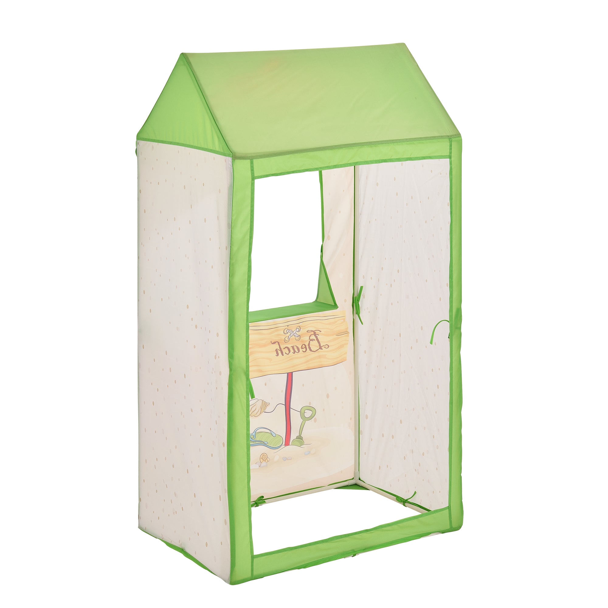 [casa.pro] Tenda da gioco per bambini - Motivo stand spiaggia - 120 x 65 x 45 cm