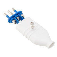 Spina Antischiacciamento 2P+T In PVC 16A 250V Bianco