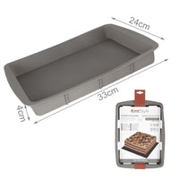 Stampo in Silicone Multiuso per la Torta Antiaderente TermoresistenteLunghezza 33cm Larghezza 24cm Altezza 4cm Modello: U