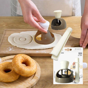 Stampo in Silicone a Forma di Ciambella da 8cm + Pinza Perfetto per Muffin Pasta di Gomma, Ciambelle, Pasta di Zucchero