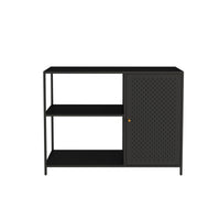 Tavolo a Consolle Viitasaari 75 x 100 x 30 cm Nero [en.casa]