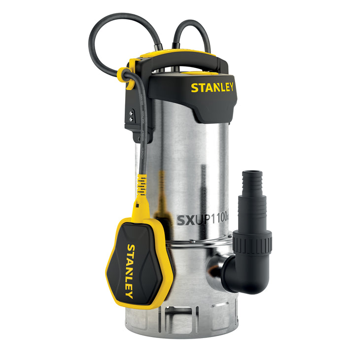 Pompa Immersione per Acque Scure Stanley SXUP1100XDE  (1.100 W, Portata  max. 16.500 l/h, Prevalenza massima  10,5 m)