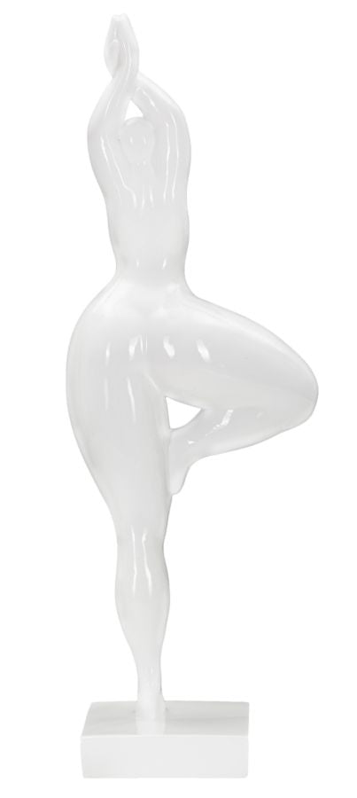 Statua raffiguarnte donna 16x9x45,8cm DONNINA YOGA