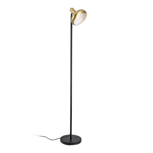 Lampada da Terra Namsos a Luce Diretta Alta 156 cm Nero / color Oro lux.pro