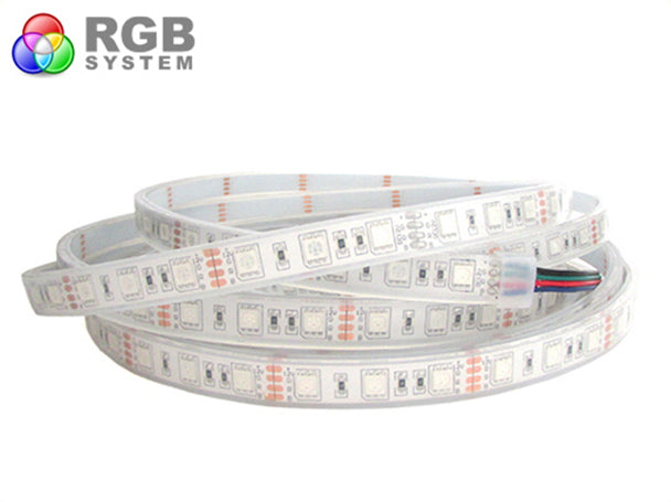 Striscia Strip Bobina Led Impermeabile IP68 Colore RGB Con 300 Smd 5050 5 Metri