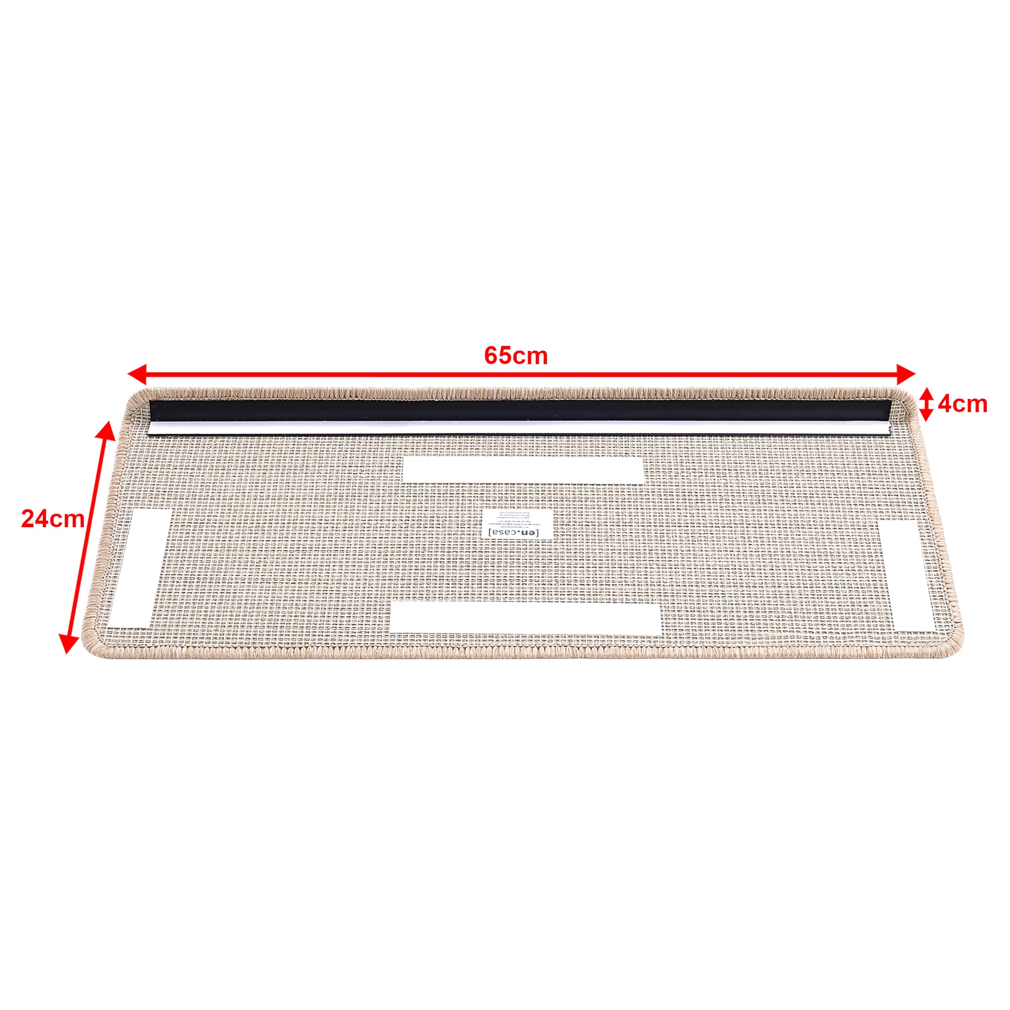 Set da 15 Tappeti Coprigradini per Scale Interne - Rettangolare - Beige [en.casa]