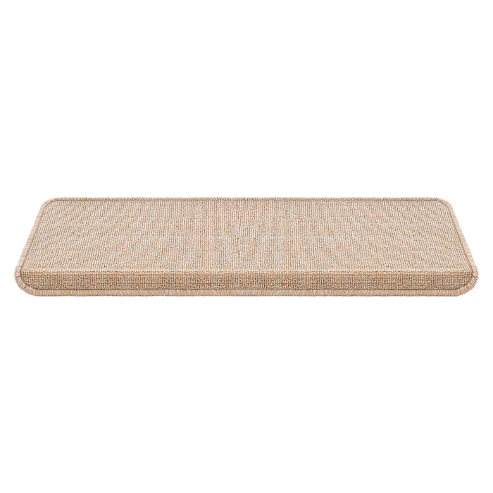 Set da 15 Tappeti Coprigradini per Scale Interne - Rettangolare - Beige [en.casa]