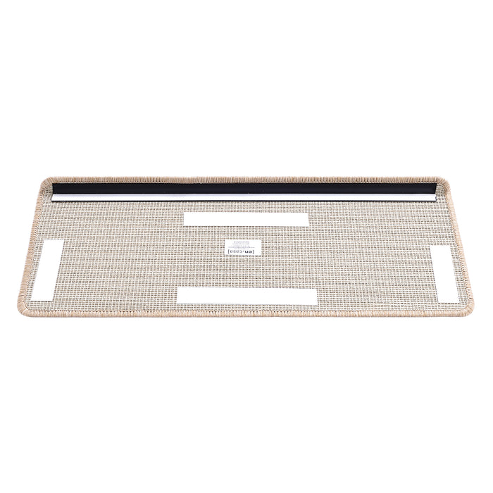 Set da 15 Tappeti Coprigradini per Scale Interne - Rettangolare - Beige [en.casa]