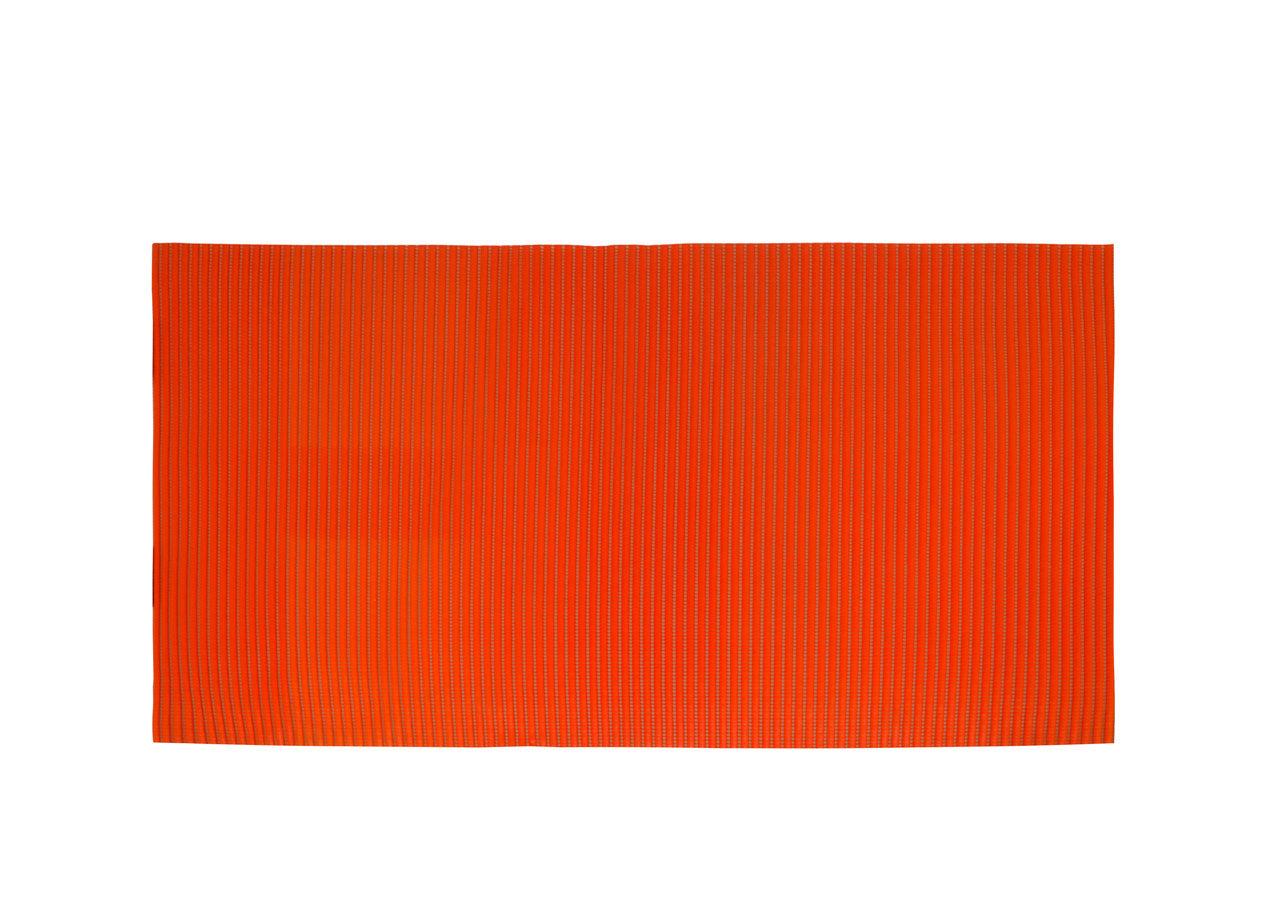 Tappetino Yoga Sport Ginnastica 65x200cm Antiscivolo Colore Arancio