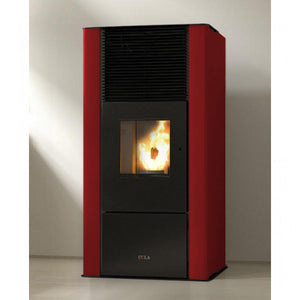 Termostufa a Pellet ANSELMO COLA Modello ENERGYCA 23,5 kW - Disponibile In Vari Colori Bianca