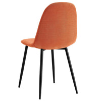 Sedie design da salotto imbottite Orange. Set da 4