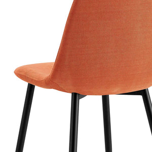 Sedie design da salotto imbottite Orange. Set da 4