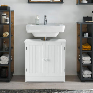 Mobiletto bagno sottolavabo a 2 ante bianco Caroline 60x30x60 cm