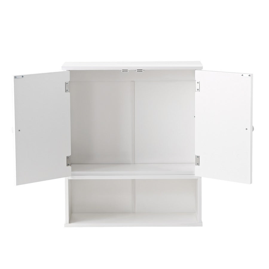 Pensile superiore bagno Iris 60x20x70 cm bianco