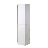 Mobile colonna per bagno Aloe 38x34x161 cm bianco