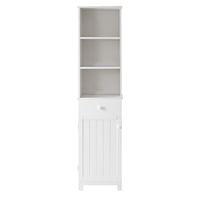 Mobile colonna per bagno Aloe 38x34x161 cm bianco