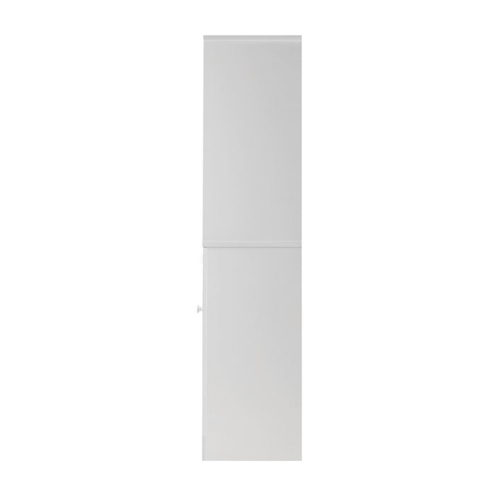 Mobile colonna per bagno Aloe 38x34x161 cm bianco