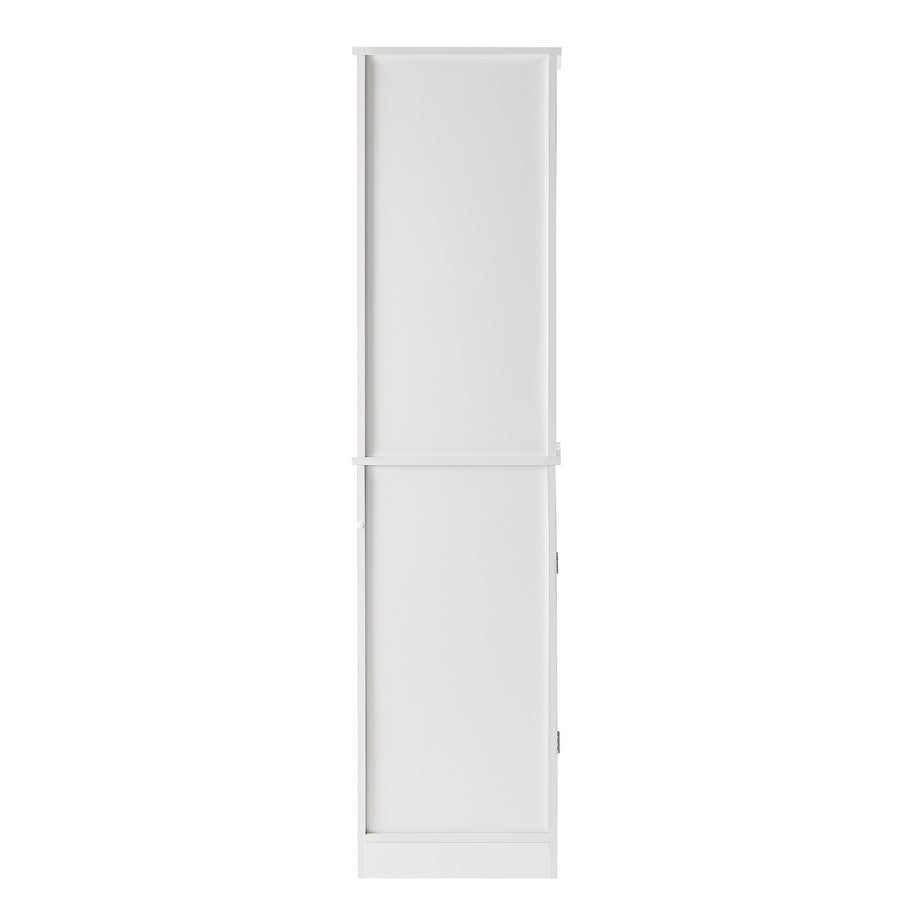 Mobile colonna per bagno Aloe 38x34x161 cm bianco