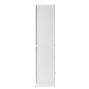 Mobile colonna per bagno Aloe 38x34x161 cm bianco