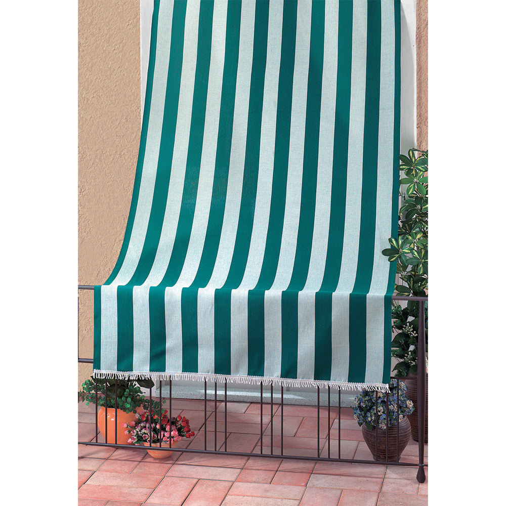 TENDA DA SOLE PER SORMONTO cm.140 x H.250 - bianco/verde -