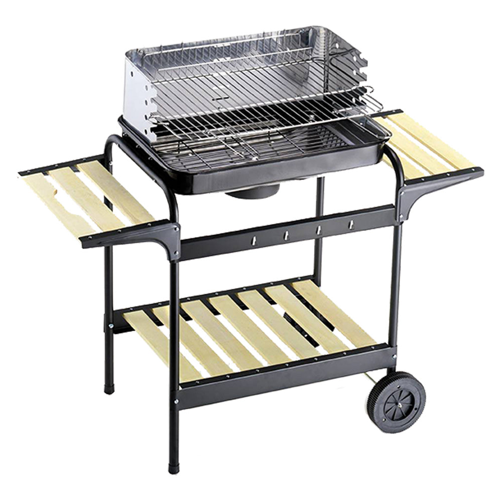 BARBECUE '60-40 GREEN/X' cm 58 x 38 - paravento inox OMPAGRILL