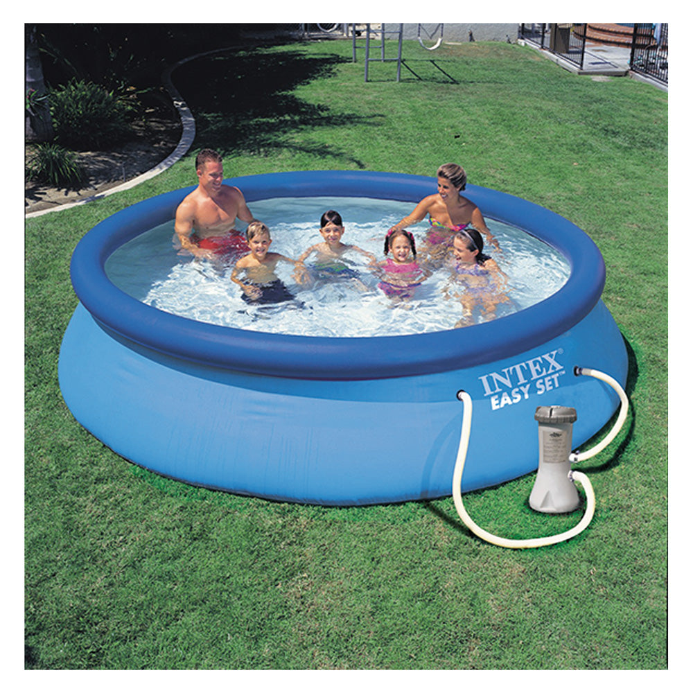 PISCINA GONFIABILE 'EASY SET' cm 244 x 61 lt 1942-pompa 1250 lt/h INTEX