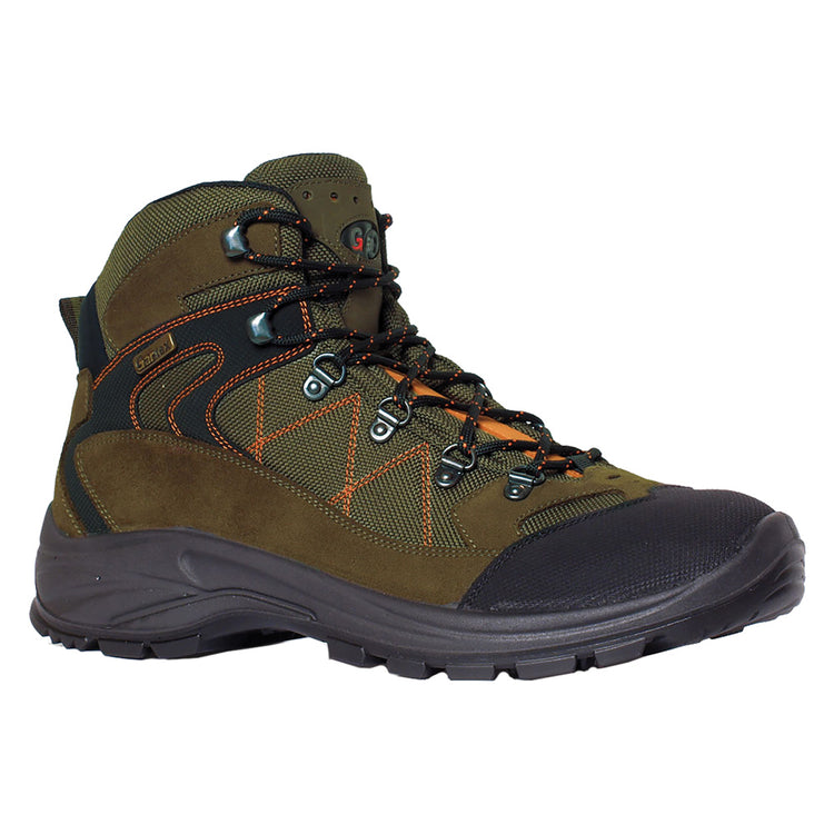 SCARPE PER TREKKING ALTE 'EGIPT' N. 44 - verde/arancio GARSPORT