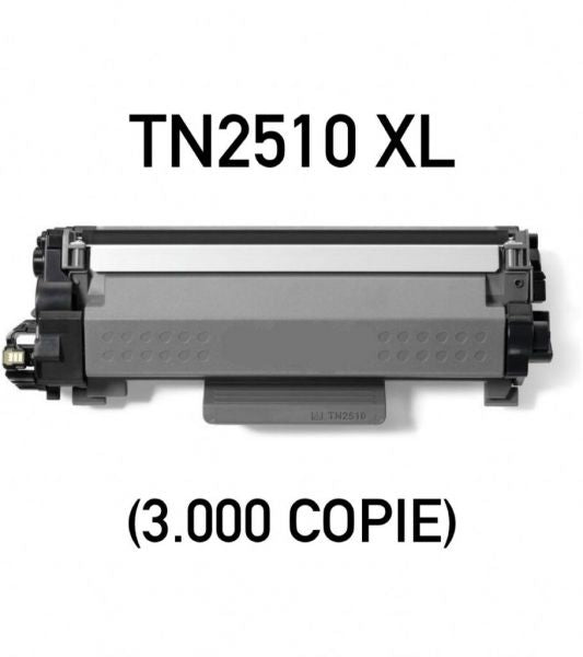 TONER COMPATIBILE BROTHER TN2510 XL 3K CON CHIP